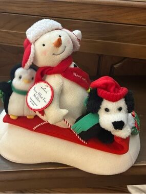Hallmark Jingle Pals "Snow What Fun Sledders" Animated Musical Christmas Decor